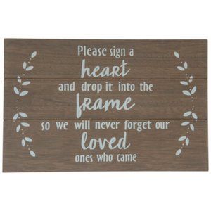 Hobby Lobby Heart Drop Wood Decor